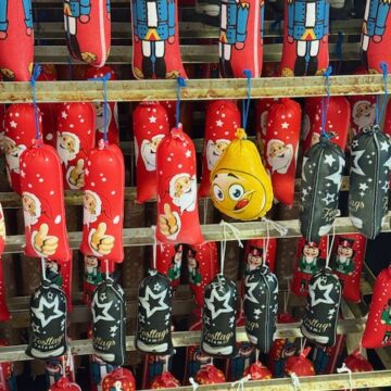 Weihnachtssalami im Leinendarm 400g