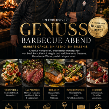 BBQ-Genuss-Abend am 24.10.2026